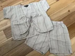 COMME CA ISM ベビー　甚平 90cm ベージュ