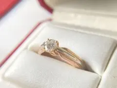 cartier カルティエ スリーカラー#46 ゴールド ダイヤ リング