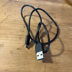 USB-A to Micro USBケーブル 黒