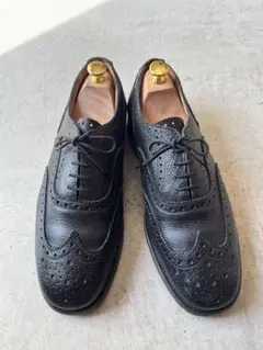 【最終値下げ】SANDERS ウイングチップ　フルブローブシューズ27.5cm