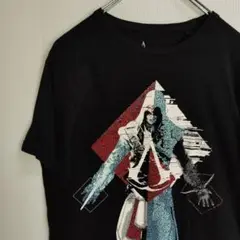 ASSASSIN'S 半袖シャツ Tシャツ ブラック コットンシャツ メンズＭ