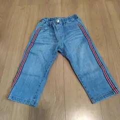 RAD CHAP デニムブルー サイドストライプ パンツ 110cm