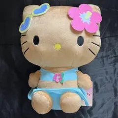 ハローキティ Lぬいぐるみ 日焼けギャルVer.
