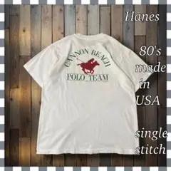 80'sUSA製ヘインズ ヴィンテージ シングルステッチ Tシャツ XL