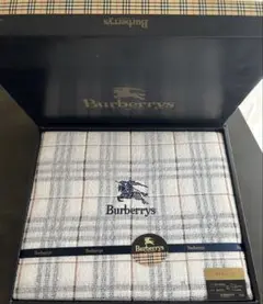 未使用 保管品 Burberrys バーバリー タオルシーツ 日本製 西川産業