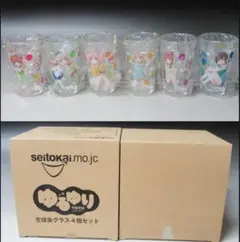 ゆるゆり♪♪生徒会グラス４個セット+２個【匿名発送】