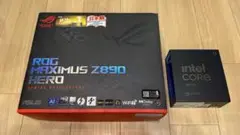 Intel Core Ultra 9 + ROG Z890 マザーボード セット
