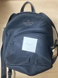 kate spade 黒 ナイロンリュック 新作タグ付き