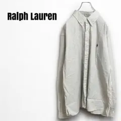 mt51325 ラルフローレン　長袖　チェックシャツ　クラシックフィット　ポニー