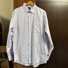 JOSE A. BANK TRAVELER パープルチェックシャツ 16 1/2