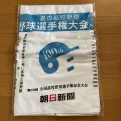 第100回全国高校野球選手権大会 記念タオル夏 （朝日新聞）