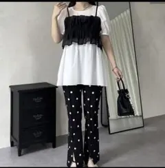 プロズヴェール＊パフスリーブペプラムブラウス