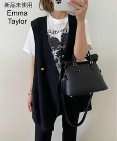 未使用♦Emma Taylor ゴールド釦ジレ