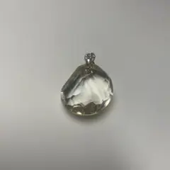 ３０mm大粒　涙型クリスタルペンダント