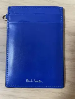 Paul Smith 青 レザー パスケース