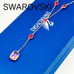 スワロフスキー NEVA Y字ネックレス 極美品 箱付