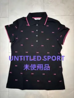 UNTITLED SPORTS アンタイトル リボン刺繍 ポロシャツ