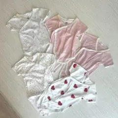 プチバトー 半袖合わせボディ 3m50cm 3m60cm 新生児〜4ヶ月