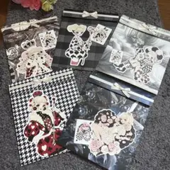 ハンドメイド　蓋付き平袋　10枚セット