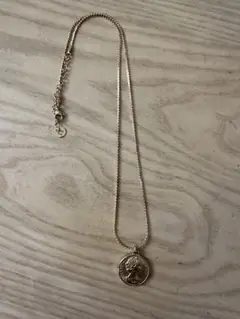 ニコアンド ステンレスコインネックレス
