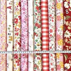 1)綿生地まとめ売り10点