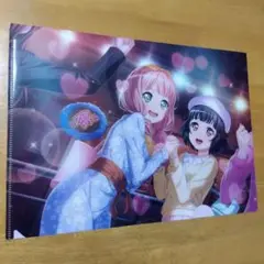 ⑳ バンドリ 上原ひまり 羽沢つぐみ 　Ａ−４クリアファイル