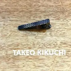 ネクタイピン ダイヤモンドパターン 約4cm タケオキクチ　美品