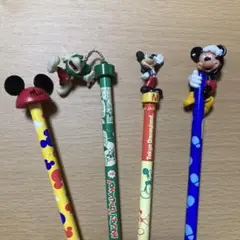 ディズニーお土産鉛筆いろいろ4本