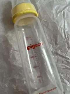 Pigeon 240ml 哺乳瓶 透明/イエロー