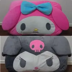 かどまるクッション　マイメロディ　クロミ