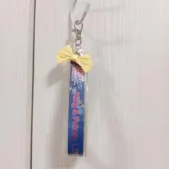RE:ERA☆DOMEツアーの銀テープキーホルダー(黄チェック)キンプリ