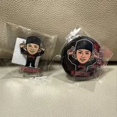 オリックス アクスタ 缶バッジ 2 若月