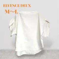 SALE!ELVENCE DEUX エルベンスドゥ　ブラウス　ボートネック　ML