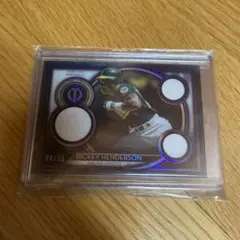 Rickey Henderson トリプルレリックカード 34/50