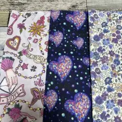 リバティ 20cm角×3枚セット