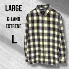 G-LAND EXTREME 長袖　マドラスチェック　ネルシャツ