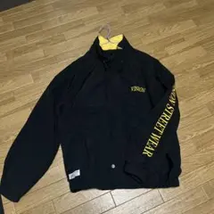 VISION STREET WEAR ナイロンジャケット M 黒/黄色