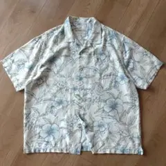 Tommy Bahama アロハシャツ/シルク100%/A182/古着/XL