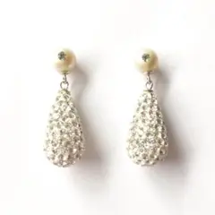 【新品/68%OFF/チタン・925】Tresor Paris ぶら下がりピアス