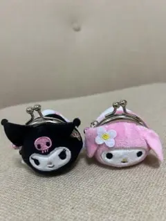 サンリオ　がま口　マスコット　マイメロディ　クロミ