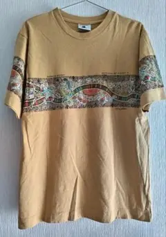 Gooses アボリジナルアート Tシャツ ベージュ