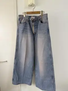 MASU 24SS BAGGY JEANS -PINK INDIGO サイズ46