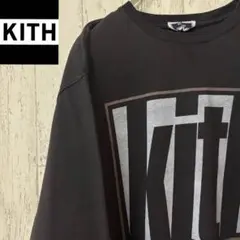【激レア】KITH キス　ロンT ゆるだぼ　完売モデル　Tシャツ　ビッグロゴ
