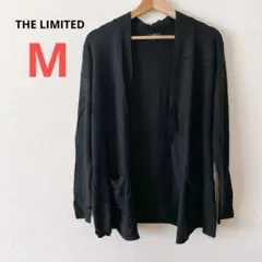 THE LIMITED黒い長袖カーディガン ポケット付き M