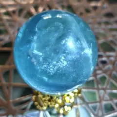 天然石✨ブルーフローライト✨虹 シラー キラキラ スフィア