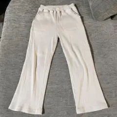 URBAN RESEARCH DOORS ストライプ フレアパンツ 120