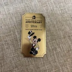 ディズニーストア 25周年 ステッカー