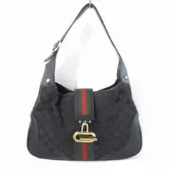希少❣️GUCCI グッチ ジャッキー GGキャンバス シェリーライン G金具