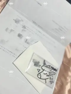 MINAMIちゃん　サイン入りカード