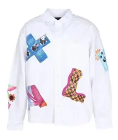 X-LARGE VARIOUS LETTER ロングスリーブシャツ